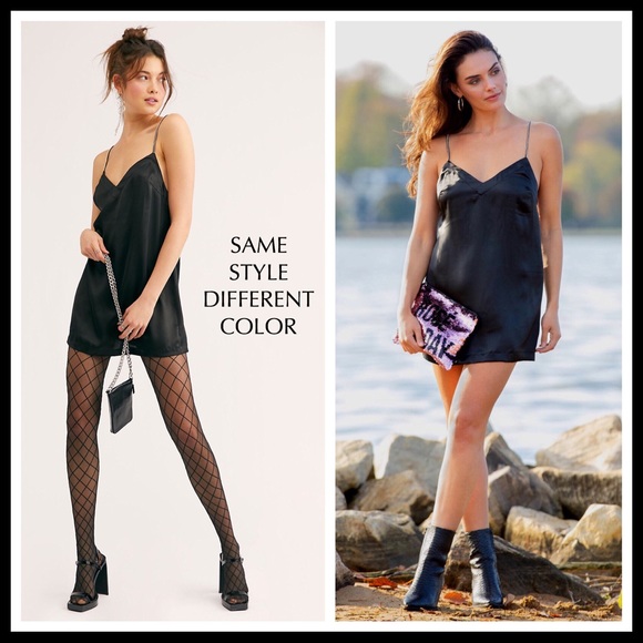 FREE PEOPLE BOHO SLIP CRYSTAL MINI DRESS A3C - Picture 10 of 16